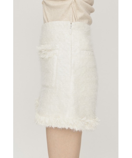 SLY(スライ)の「【限定カラーあり】FLUFFY TWEED S/PT フラッフィーツイードショートパンツ 秋服(スラックス・レディース・グレー系その他2/オフホワイト/ブラウン系その他2/ブラック・2/1)」の10枚目の写真