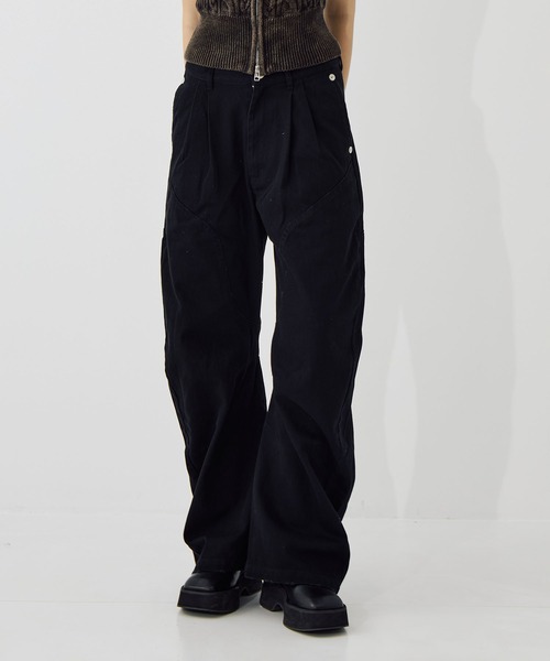 パンツ conz paint curved jeans s paint curved jeans（デニムパンツ）｜CONZ（コンズ）のファッション