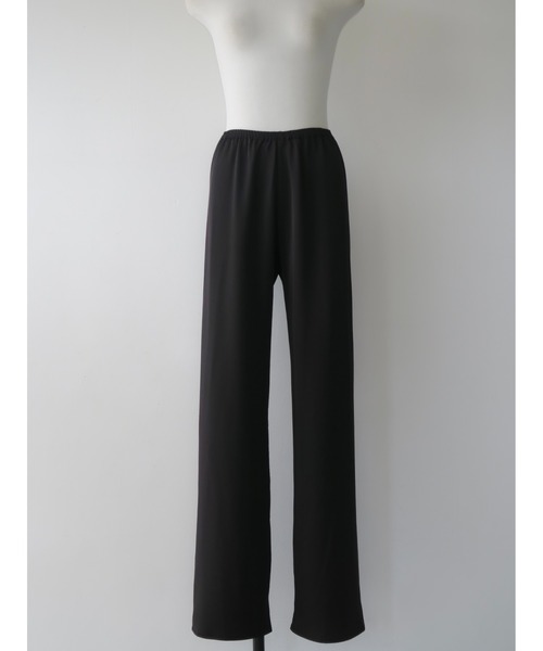 celon(セロン)の「satin fluid line slacks(スラックス・レディース・アイボリー/ブラック・FREE)」の9枚目の写真
