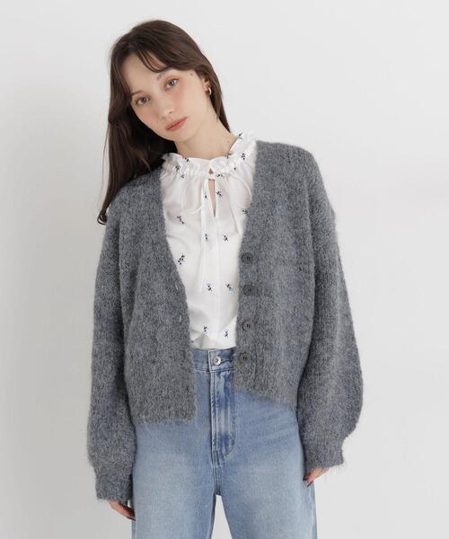 NATURAL BEAUTY BASIC(ナチュラルビューティーベーシック)の「リボンタイフラワープリントブラウス(シャツ/ブラウス・レディース・ベージュ系その他/ホワイト系その他/ブルー系その他2・FREE)」の12枚目の写真