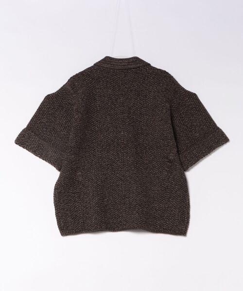 CLANE(クラネ)の「CLANE/クラネ/OVER HALF SLEEVE POLO(ポロシャツ・レディース・アイボリー/その他24・F)」の3枚目の写真