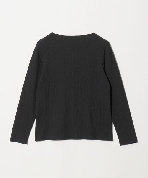 A DAY IN THE LIFE UNITED ARROWS(アデイインザライフユナイテッドアローズ)の「ラッセルストライプ スクエアネック プルオーバー <A DAY IN THE LIFE>(Tシャツ/カットソー・レディース・ブラック/オフホワイト・FREE)」の3枚目の写真