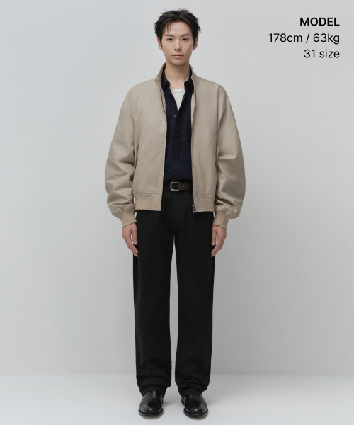 MUSINSA STANDARD（ムシンサスタンダード）の「ストレートベッドフォードコードジーンズ[ブラック]（その他パンツ・メンズ・その他・28/29/30/31/32/33/34/36/38）」の2枚目の写真