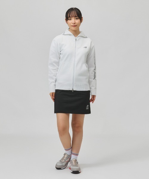 NEW BALANCE（ニューバランス）の「ニューバランス New Balance FULL ZIP KNIT BLOUSON（ブルゾン・レディース・ブラック/ホワイト・M/L）」の6枚目の写真