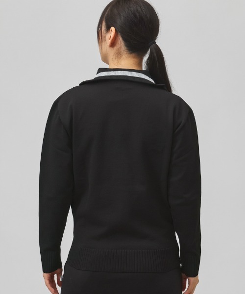 NEW BALANCE（ニューバランス）の「ニューバランス New Balance FULL ZIP KNIT BLOUSON（ブルゾン・レディース・ブラック/ホワイト・M/L）」の11枚目の写真