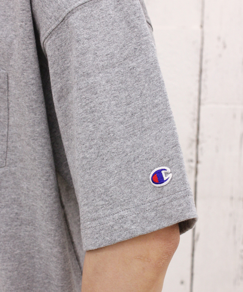 Champion(チャンピオン)の「【Champion/チャンピオン】×【Ciaopanic】 別注14/sOE BIG Tee ポケT(Tシャツ/カットソー・メンズ・ホワイト/ブラック/グレー/オリーブ・LARGE/X-LARGE/MEDIUM)」の10枚目の写真