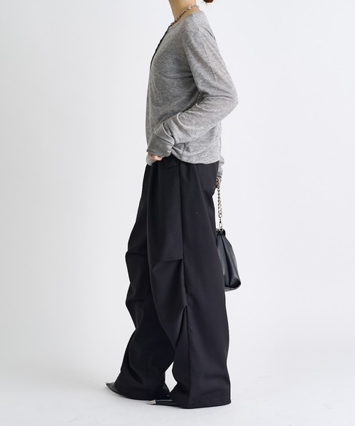 Lui's(ルイス)の「ヘンリーロンT(Tシャツ/カットソー・レディース・ブラック系その他/ブラック/レッド系その他/グレー系その他・FREE)」の17枚目の写真