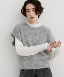 ふわふわシャギーフレンチニット
