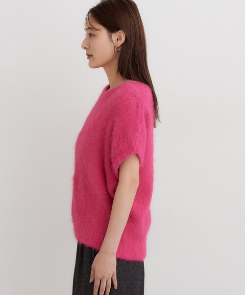 THE SHOP TK (ザ ショップ ティーケー )の「ふわふわシャギーフレンチニット(ニット/セーター・レディース・ピンク系/グレー・13/12)」の15枚目の写真
