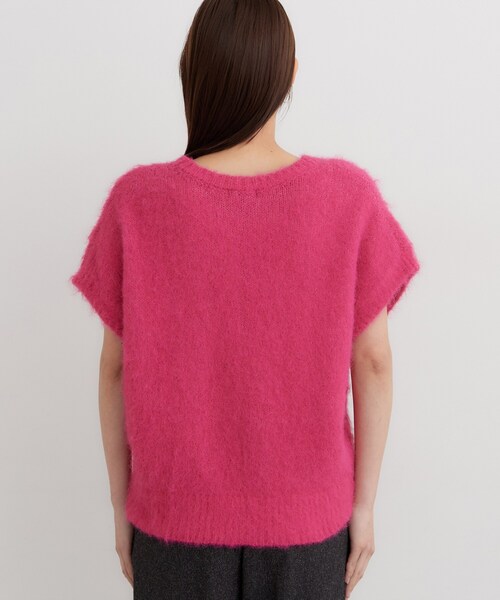 THE SHOP TK (ザ ショップ ティーケー )の「ふわふわシャギーフレンチニット(ニット/セーター・レディース・ピンク系/グレー・13/12)」の14枚目の写真