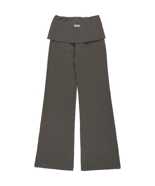 ALEXIA STAM(アリシアスタン)の「Tie Waist Flared Pants /ウエストリボンフレアパンツ(その他パンツ・レディース・チャコールグレー/グレー/カーキ・S/M/L)」の19枚目の写真
