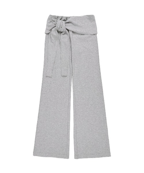 ALEXIA STAM(アリシアスタン)の「Tie Waist Flared Pants /ウエストリボンフレアパンツ(その他パンツ・レディース・チャコールグレー/グレー/カーキ・S/M/L)」の22枚目の写真
