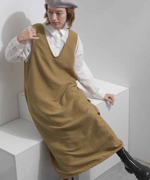 le colis(ルコリ)の「ふわふわローン 無地・チェック柄アソート 切替えフレアシャツ(シャツ/ブラウス・レディース・オフホワイト/ブラウン系その他/ブラック系その他・FREE)」の10枚目の写真