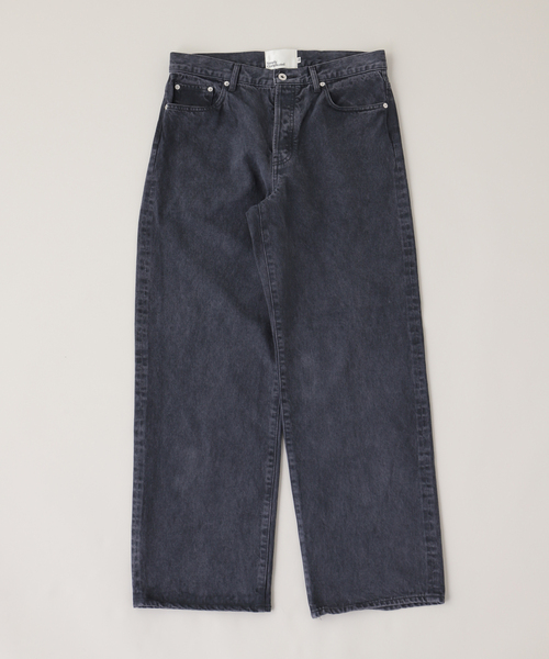 SimplyComplicated(シンプリーコンプリケイテッド)の「SimplyComplicated/シンプリーコンプリケイテッド BF GARMENT DYED SELVEDGE JEAN(デニムパンツ・メンズ・パープル/ブラック系その他・28/30/32/34)」の1枚目の写真