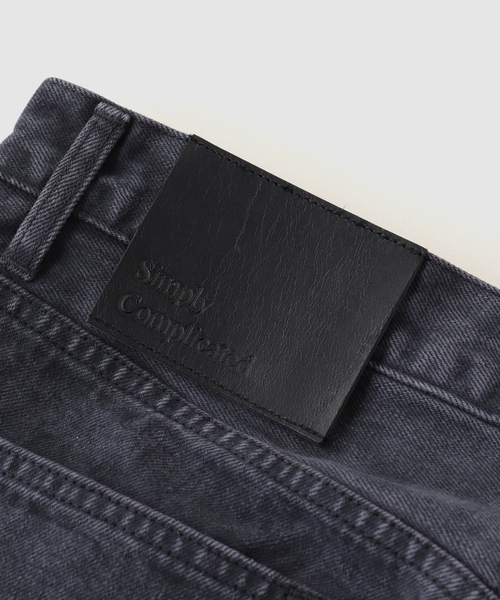 SimplyComplicated(シンプリーコンプリケイテッド)の「SimplyComplicated/シンプリーコンプリケイテッド BF GARMENT DYED SELVEDGE JEAN(デニムパンツ・メンズ・パープル/ブラック系その他・28/30/32/34)」の6枚目の写真