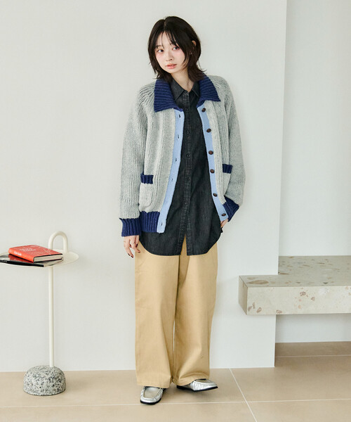 FREAK'S STORE（フリークスストア）の「RED KAP × FREAK'S STORE/レッドキャップ 別注 ウォーム 紐付きイージーパンツ（その他パンツ・レディース・ベージュ/ブラウン/ネイビー/チャコール/ナチュラル・SMALL/MEDIUM）」の21枚目の写真