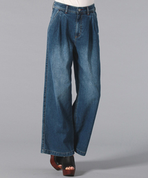 LOVELESS | 【LOVELESS】WOMENS ワイドユーズドデニム(デニムパンツ)