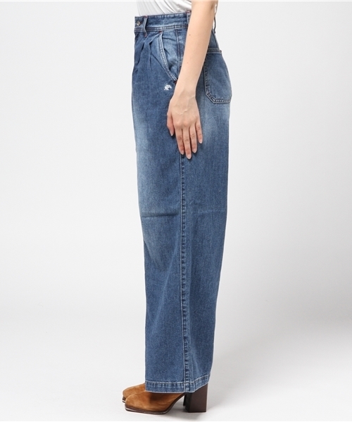 LOVELESS（ラブレス）の「【LOVELESS】WOMENS ワイドユーズドデニム（デニムパンツ・レディース・インディゴブルー・34/36）」の3枚目の写真