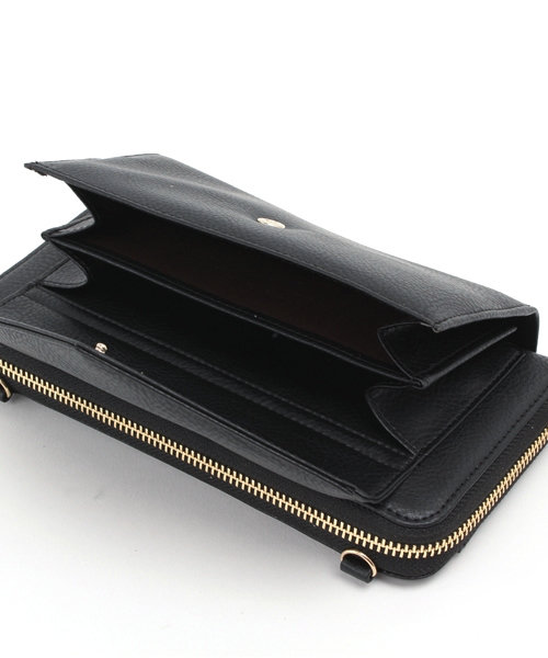LBC（エルビーシー）の「お財布ショルダー（ショルダーバッグ・レディース・オフホワイト/ベージュ/ブラック・ONE SIZE）」の7枚目の写真