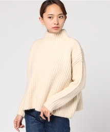 BLACK BY MOUSSY | Ragran rib wide knit(ニット/セーター)