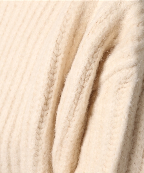 BLACK BY MOUSSY(ブラックバイマウジー)の「Ragran rib wide knit(ニット/セーター・レディース・レッド/キャメル/オフホワイト・FREE)」の10枚目の写真