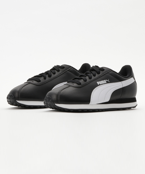 PUMA（プーマ）の「プーマ チューリン BG (KIDS)（スニーカー・キッズ・ホワイト/ホワイト×ネイビー/ブラック・22.5cm/24.0cm/23.5cm/23.0cm/24.5cm/25.0cm）」の3枚目の写真