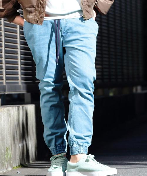 BEAUTY&YOUTH UNITED ARROWS（ビューティーアンドユースユナイテッドアローズ）の「【WEB限定】 by ジョガー デニムパンツ ◆（デニムパンツ・メンズ・ライトブルー/ロイヤルブルー・LARGE/MEDIUM/SMALL）」の13枚目の写真