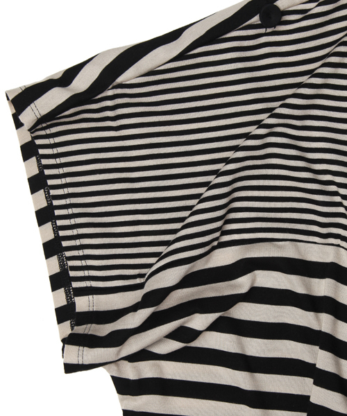 CROON A SONG(クルーンアソング)の「ボーダートップス(Tシャツ/カットソー・レディース・ホワイト/ベージュ・38)」の10枚目の写真