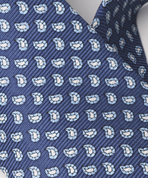 Tootal（トゥータル）の「英国老舗ブランド 100% シルクネクタイ タイニーペイズリー（ネクタイ・メンズ・スカイブルー/ネイビー/レッド/グリーン/コバルトブルー・FREE）」の9枚目の写真