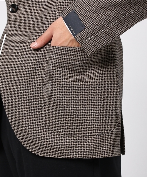 LARDINI（ラルディーニ）の「LARDINI 千鳥格子テーラードジャケット