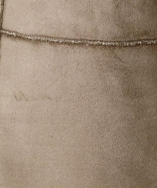 green label relaxing（グリーンレーベルリラクシング）の「[WEB限定] CF ボア 2WAY コート SHORT ◆（その他アウター・レディース・モカ/ナチュラル・36/38）」の14枚目の写真