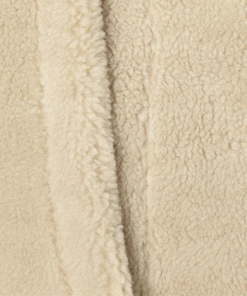 green label relaxing（グリーンレーベルリラクシング）の「[WEB限定] CF ボア 2WAY コート SHORT ◆（その他アウター・レディース・モカ/ナチュラル・36/38）」の16枚目の写真