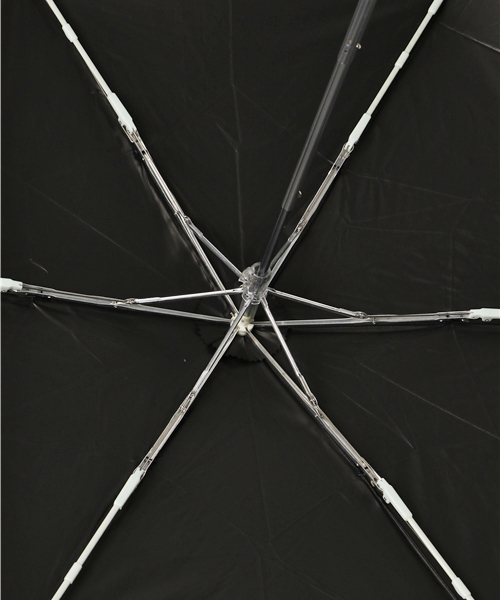 salle de bal（サルデバル）の「晴雨兼用傘 / 竹手ムジ 折りたたみ傘 27570 SGT（折りたたみ傘・レディース・ブラック/ネイビー/ピンク/ベージュ/オフホワイト・FREE）」の6枚目の写真