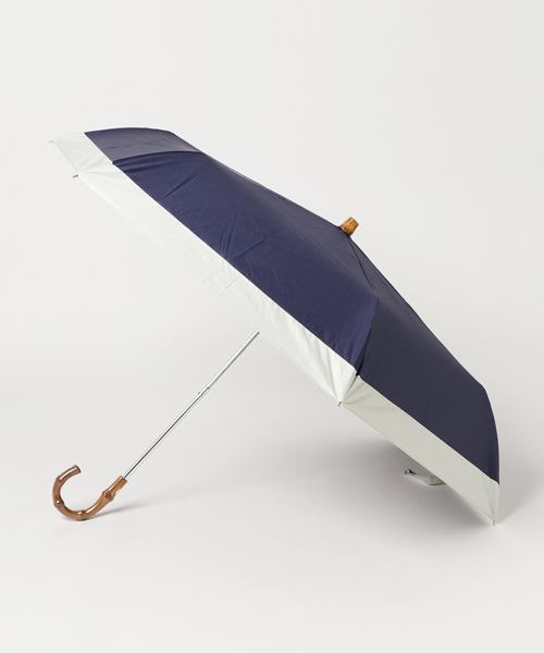 salle de bal（サルデバル）の「晴雨兼用傘 / 竹手ムジ 折りたたみ傘 27570 SGT（折りたたみ傘・レディース・ブラック/ネイビー/ピンク/ベージュ/オフホワイト・FREE）」の20枚目の写真