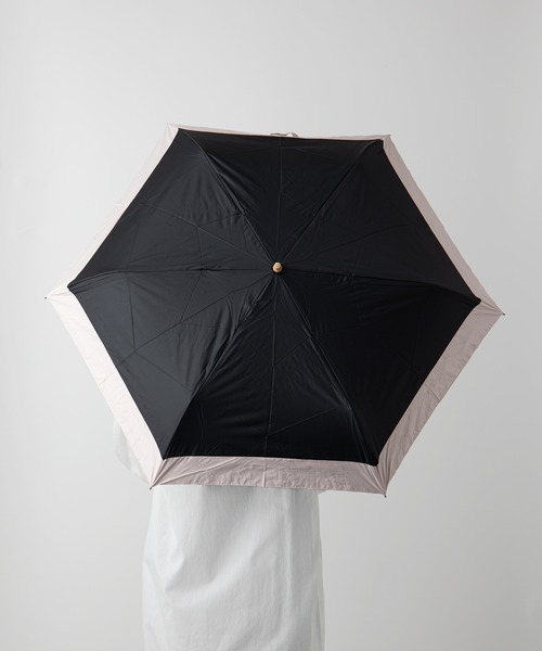 salle de bal（サルデバル）の「晴雨兼用傘 / 竹手ムジ 折りたたみ傘 27570 SGT（折りたたみ傘・レディース・ブラック/ネイビー/ピンク/ベージュ/オフホワイト・FREE）」の18枚目の写真