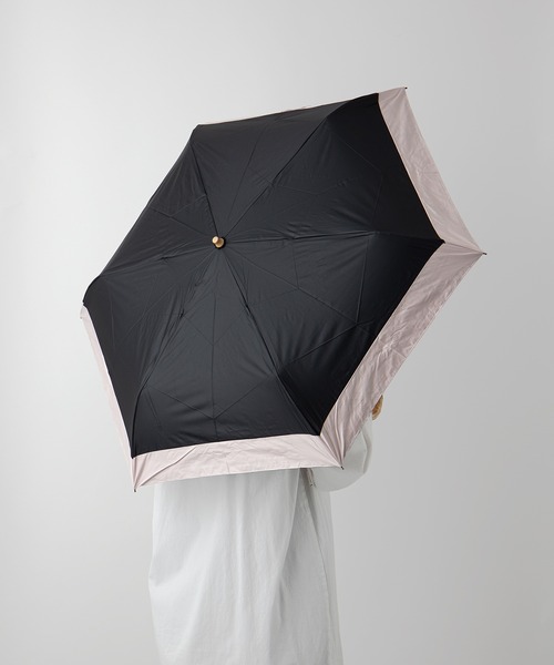 salle de bal（サルデバル）の「晴雨兼用傘 / 竹手ムジ 折りたたみ傘 27570 SGT（折りたたみ傘・レディース・ブラック/ネイビー/ピンク/ベージュ/オフホワイト・FREE）」の17枚目の写真