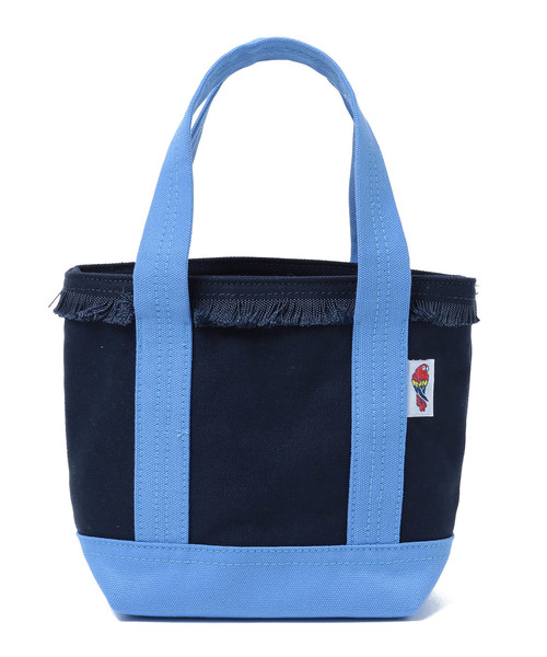 BEAMS LIGHTS(ビームスライツ)の「PARROTT CANVAS / フリンジ ミニトートバッグ(トートバッグ・レディース・レッド/ネイビー/サックスブルー/ピンク/パープル/オレンジ・ONE SIZE)」の3枚目の写真