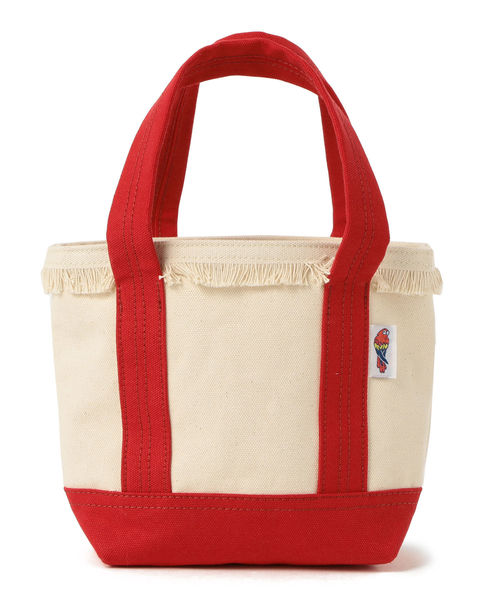 BEAMS LIGHTS(ビームスライツ)の「PARROTT CANVAS / フリンジ ミニトートバッグ(トートバッグ・レディース・レッド/ネイビー/サックスブルー/ピンク/パープル/オレンジ・ONE SIZE)」の19枚目の写真