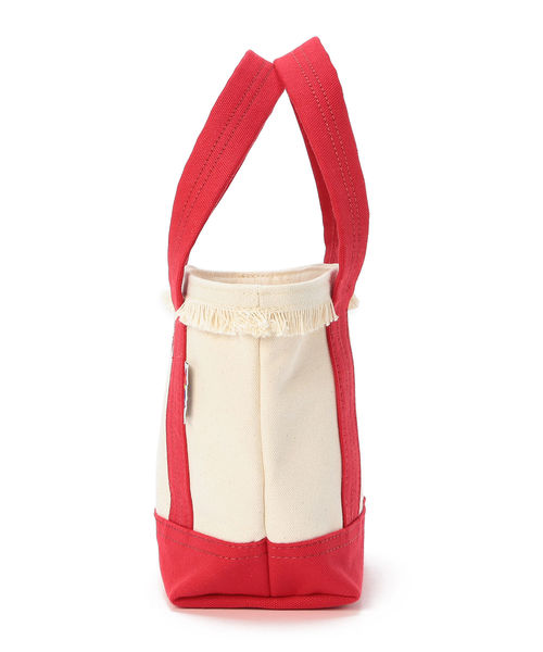 BEAMS LIGHTS(ビームスライツ)の「PARROTT CANVAS / フリンジ ミニトートバッグ(トートバッグ・レディース・レッド/ネイビー/サックスブルー/ピンク/パープル/オレンジ・ONE SIZE)」の18枚目の写真