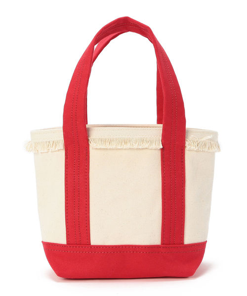 BEAMS LIGHTS(ビームスライツ)の「PARROTT CANVAS / フリンジ ミニトートバッグ(トートバッグ・レディース・レッド/ネイビー/サックスブルー/ピンク/パープル/オレンジ・ONE SIZE)」の17枚目の写真