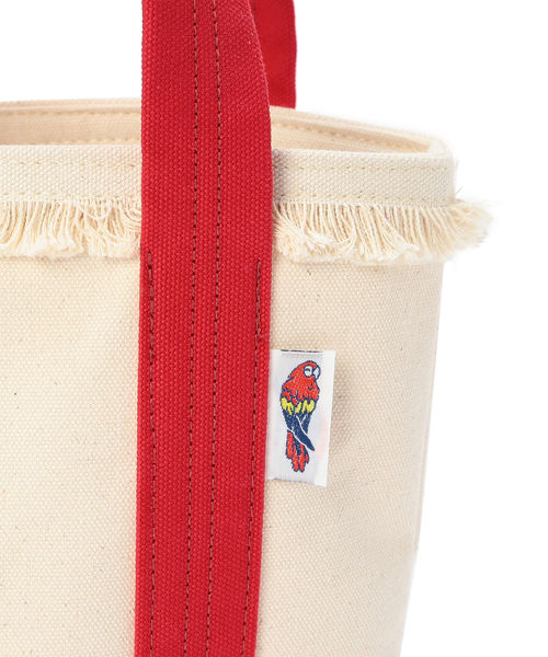 BEAMS LIGHTS(ビームスライツ)の「PARROTT CANVAS / フリンジ ミニトートバッグ(トートバッグ・レディース・レッド/ネイビー/サックスブルー/ピンク/パープル/オレンジ・ONE SIZE)」の16枚目の写真