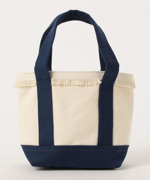 BEAMS LIGHTS(ビームスライツ)の「PARROTT CANVAS / フリンジ ミニトートバッグ(トートバッグ・レディース・レッド/ネイビー/サックスブルー/ピンク/パープル/オレンジ・ONE SIZE)」の11枚目の写真