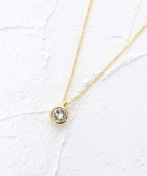 florist（フローリスト）の「【誕生石シリーズ】スワロフスキーＣＺダイヤネックレスニッケルフリー華奢チェーン（ネックレス）」