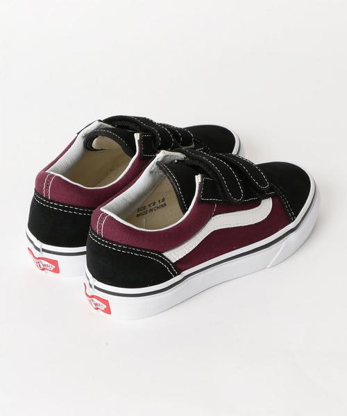 VANS（バンズ）の「VANS(バンズ) OLD SKOOL V 17cm-20cmスニーカー ◆（スニーカー・キッズ・ワインレッド・17cm/19cm/20cm/18cm）」の5枚目の写真
