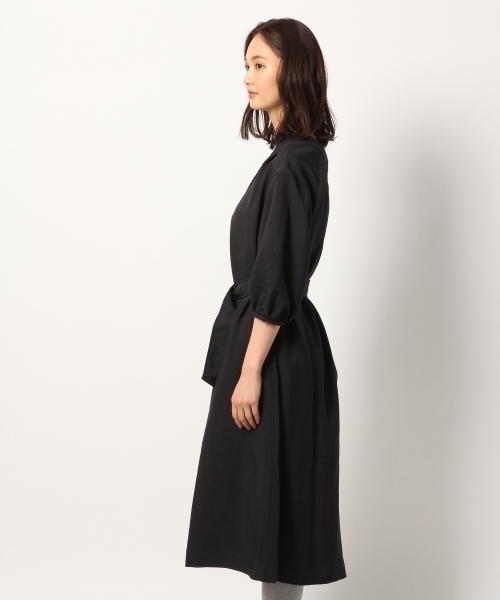 GLOBAL WORK（グローバルワーク）の「BIGシャツワンピース/778637（ワンピース・レディース・ベージュ/ネイビー/レッド・FREE）」の8枚目の写真