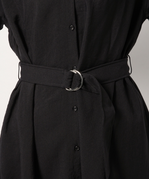 GLOBAL WORK（グローバルワーク）の「BIGシャツワンピース/778637（ワンピース・レディース・ベージュ/ネイビー/レッド・FREE）」の9枚目の写真