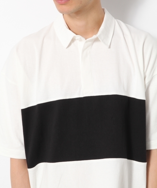 RAGEBLUE（レイジブルー）の「ラグビーシャツ/793080（ポロシャツ・メンズ・ネイビー/ホワイト/イエロー/グリーン・LARGE/MEDIUM/SMALL）」の5枚目の写真