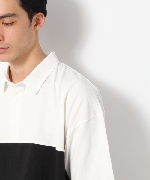 RAGEBLUE（レイジブルー）の「ラグビーシャツ/793080（ポロシャツ・メンズ・ネイビー/ホワイト/イエロー/グリーン・LARGE/MEDIUM/SMALL）」の8枚目の写真