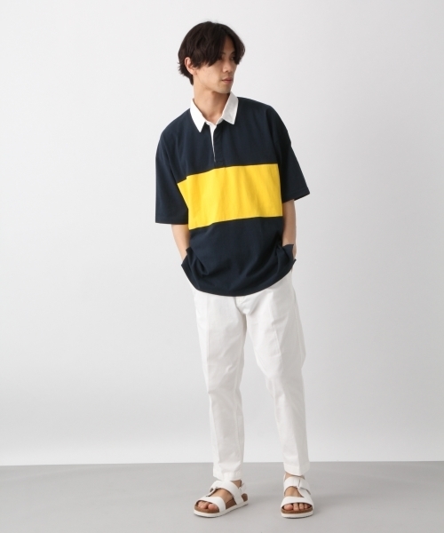 RAGEBLUE（レイジブルー）の「ラグビーシャツ/793080（ポロシャツ・メンズ・ネイビー/ホワイト/イエロー/グリーン・LARGE/MEDIUM/SMALL）」の21枚目の写真