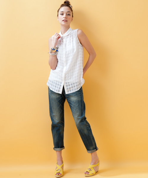 green label relaxing（グリーンレーベルリラクシング）の「GC B/F デニムパンツ（デニムパンツ・レディース・コバルトブルー/ネイビー/ライトブルー・36/38/40/34/42）」の21枚目の写真